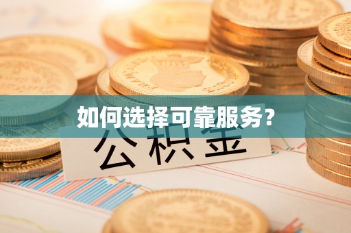 荔城如何选择可靠服务？