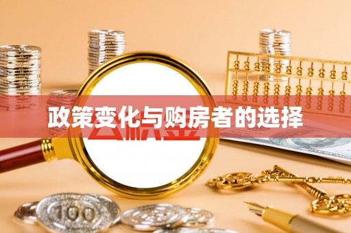 荔城政策变化与购房者的选择