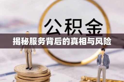 荔城揭秘服务背后的真相与风险